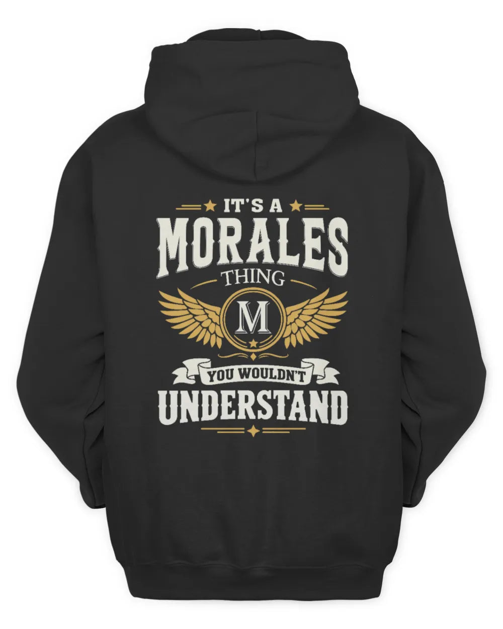 MORALES KT06-M008 It’s a [NAME] Thing – You Wouldn’t Understand | Personalized Vintage T-Shirt - Unisex Hoodie - Black
