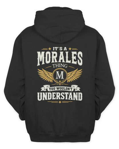 MORALES KT06-M008 It’s a [NAME] Thing – You Wouldn’t Understand | Personalized Vintage T-Shirt - Unisex Hoodie - Black