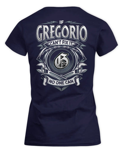 GREGORIO AP81-K4-626 - Personalized Ahmed Quote Apparel “If Ahmed Can't Fix It, No One Can” - Women's Standard T-Shirt - Navy