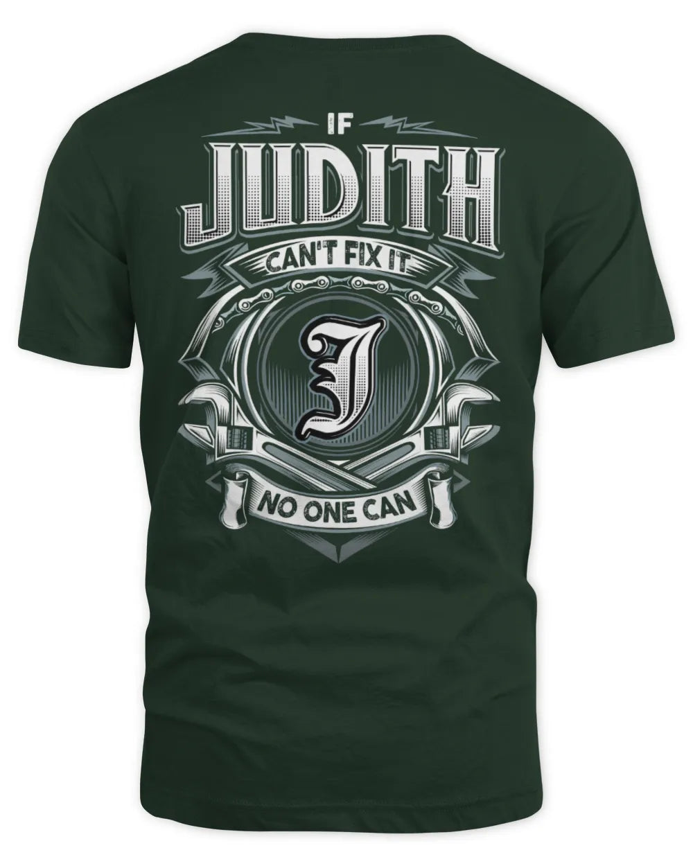 JUDITH AP81-K4-626 - Personalized Ahmed Quote Apparel “If Ahmed Can't Fix It, No One Can” - Unisex Standard T-Shirt - Forest Green