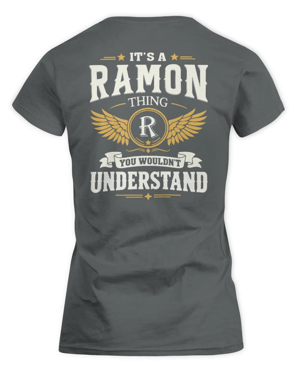 RAMON KT06-M008 It’s a [NAME] Thing – You Wouldn’t Understand | Personalized Vintage T-Shirt - Women's Standard T-Shirt - Charcoal