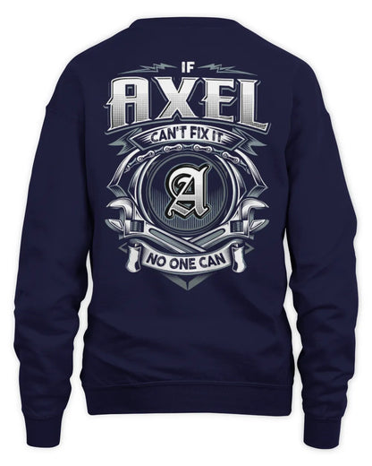 AXEL AP81-K4-626 - Personalized Ahmed Quote Apparel “If Ahmed Can't Fix It, No One Can” - Unisex Sweatshirt - Navy