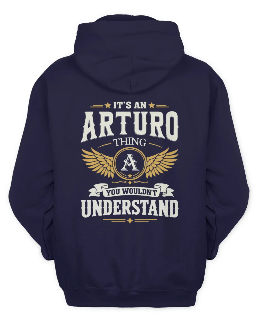 ARTURO KT06-M008 It’s a [NAME] Thing – You Wouldn’t Understand | Personalized Vintage T-Shirt - Unisex Hoodie - Navy