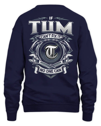 TUM AP81-K4-626 - Personalized Ahmed Quote Apparel “If Ahmed Can't Fix It, No One Can” - Unisex Sweatshirt - Navy