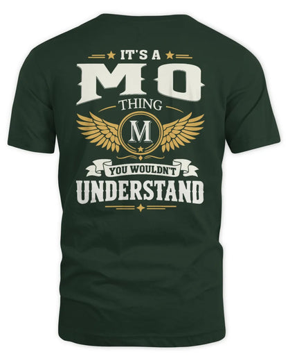 MO KT06-M008 It’s a [NAME] Thing – You Wouldn’t Understand | Personalized Vintage T-Shirt - Unisex Standard T-Shirt - Forest Green