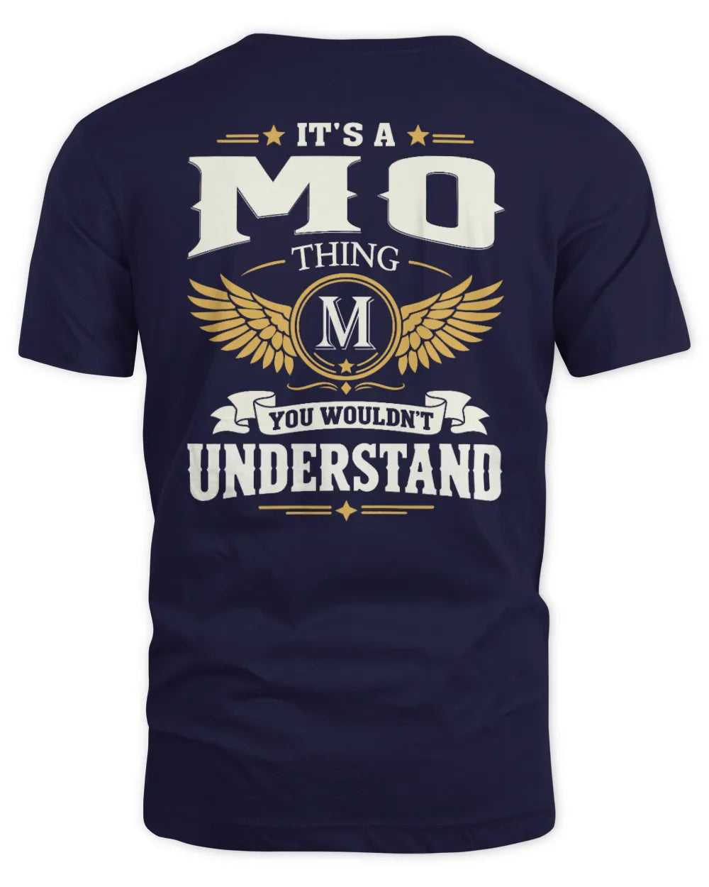 MO KT06-M008 It’s a [NAME] Thing – You Wouldn’t Understand | Personalized Vintage T-Shirt - Unisex Standard T-Shirt - Navy