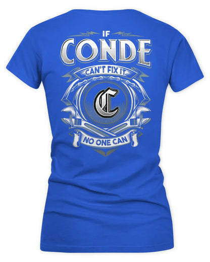 CONDE AP81-K4-626 - Personalized Ahmed Quote Apparel “If Ahmed Can't Fix It, No One Can” - Women's V-Neck T-Shirt - Royal