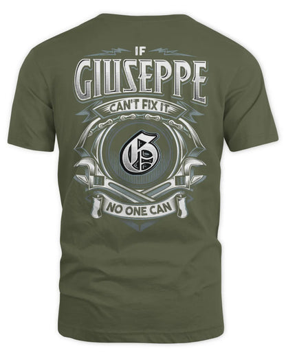 GIUSEPPE AP81-K4-626 - Personalized Ahmed Quote Apparel “If Ahmed Can't Fix It, No One Can” - Unisex Standard T-Shirt - Military Green