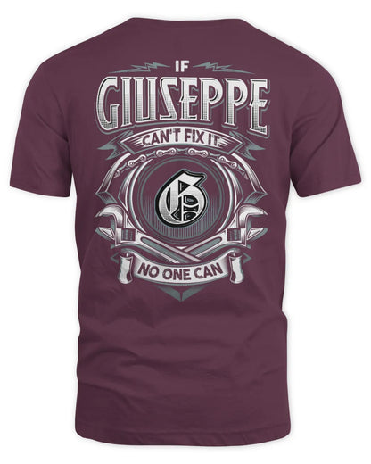 GIUSEPPE AP81-K4-626 - Personalized Ahmed Quote Apparel “If Ahmed Can't Fix It, No One Can” - Unisex Standard T-Shirt - Maroon