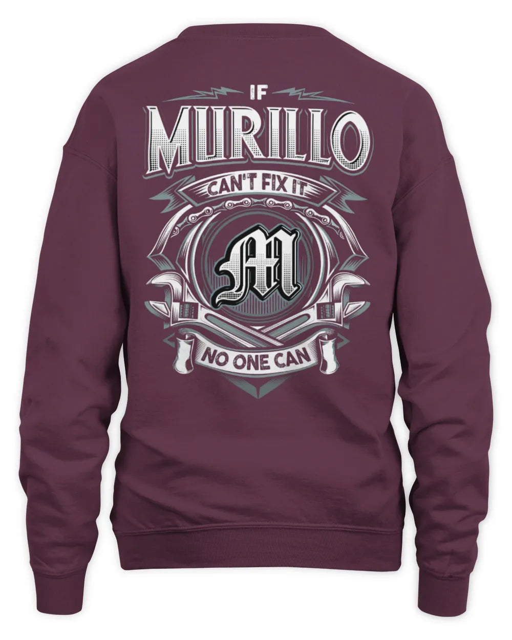 MURILLO AP81-K4-626 - Personalized Ahmed Quote Apparel “If Ahmed Can't Fix It, No One Can” - Unisex Sweatshirt - Maroon