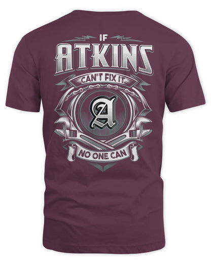 ATKINS AP81-K4-626 - Personalized Ahmed Quote Apparel “If Ahmed Can't Fix It, No One Can” - Unisex Standard T-Shirt - Maroon