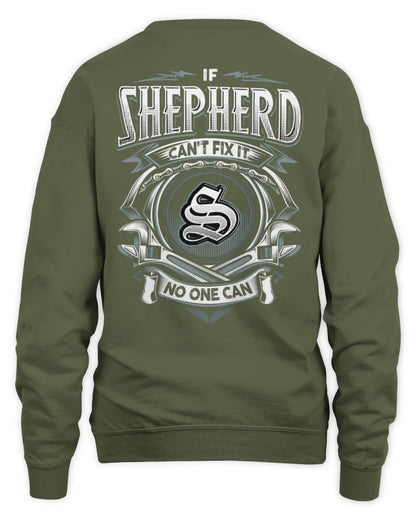 SHEPHERD AP81-K4-626 - Personalized Ahmed Quote Apparel “If Ahmed Can't Fix It, No One Can” - Unisex Sweatshirt - Military Green