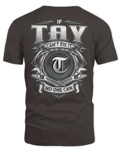 TAY AP81-K4-626 - Personalized Ahmed Quote Apparel “If Ahmed Can't Fix It, No One Can” - Unisex Standard T-Shirt - Dark Chocolate