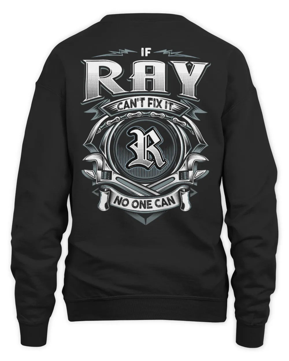 RAY AP81-K4-626 - Personalized Ahmed Quote Apparel “If Ahmed Can't Fix It, No One Can” - Unisex Sweatshirt - Black