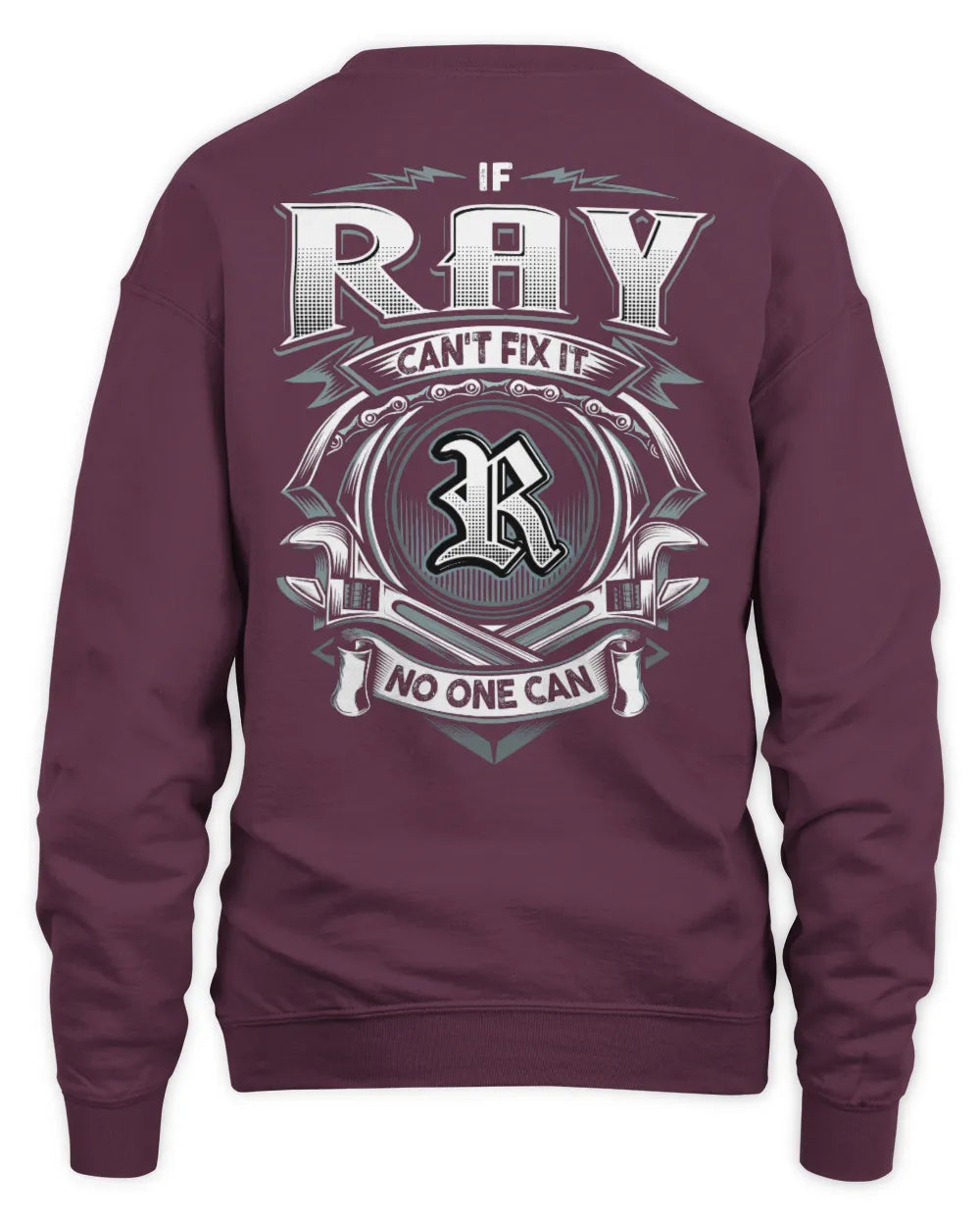 RAY AP81-K4-626 - Personalized Ahmed Quote Apparel “If Ahmed Can't Fix It, No One Can” - Unisex Sweatshirt - Maroon