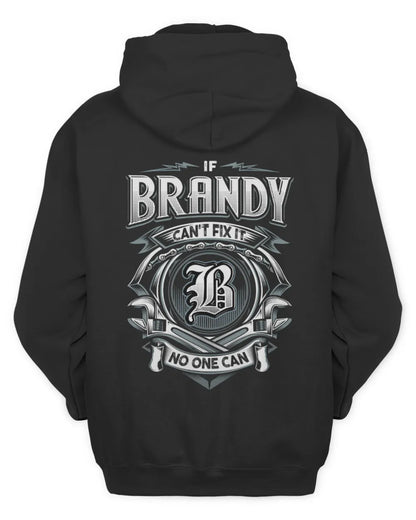 BRANDY AP81-K4-626 - Personalized Ahmed Quote Apparel “If Ahmed Can't Fix It, No One Can” - Unisex Hoodie - Black
