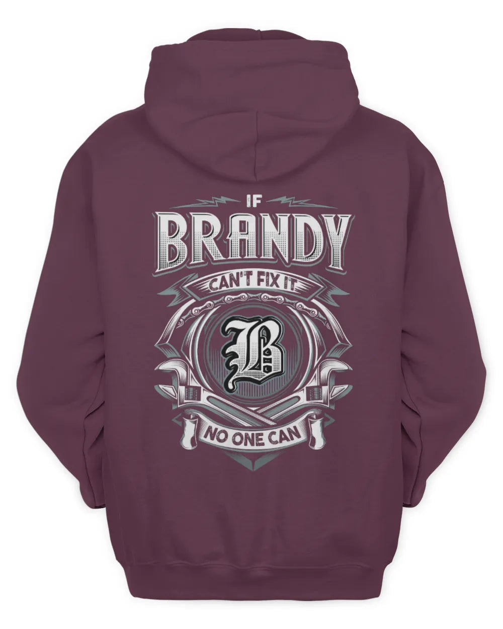 BRANDY AP81-K4-626 - Personalized Ahmed Quote Apparel “If Ahmed Can't Fix It, No One Can” - Unisex Hoodie - Maroon