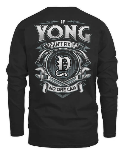YONG AP81-K4-626 - Personalized Ahmed Quote Apparel “If Ahmed Can't Fix It, No One Can” - Men's Long Sleeved T-Shirt - Black