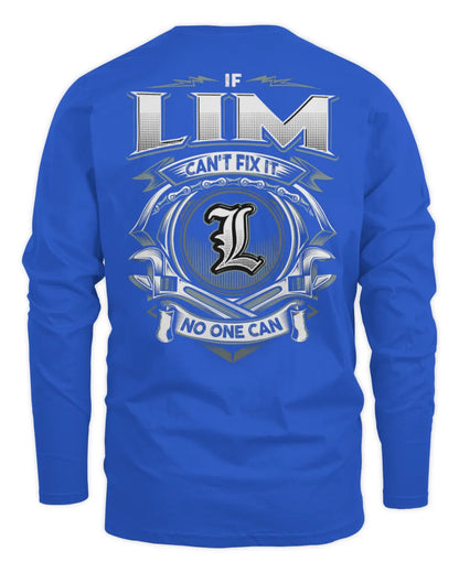 LIM AP81-K4-626 - Personalized Ahmed Quote Apparel “If Ahmed Can't Fix It, No One Can” - Men's Long Sleeved T-Shirt - Royal