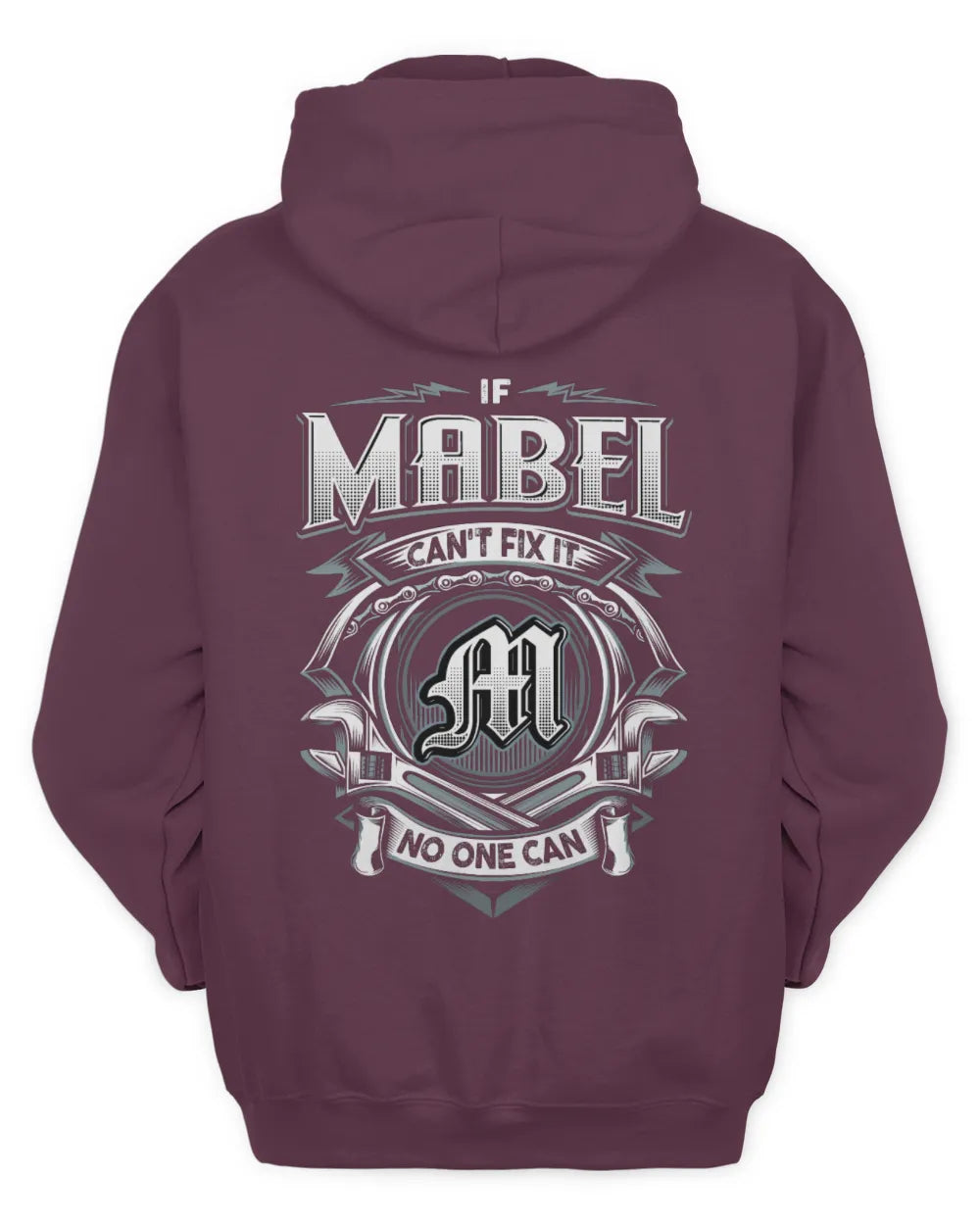 MABEL AP81-K4-626 - Personalized Ahmed Quote Apparel “If Ahmed Can't Fix It, No One Can” - Unisex Hoodie - Maroon