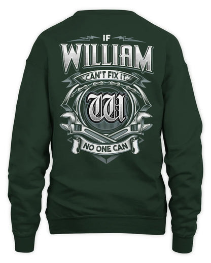 WILLIAM AP81-K4-626 - Personalized Ahmed Quote Apparel “If Ahmed Can't Fix It, No One Can” - Unisex Sweatshirt - Forest Green