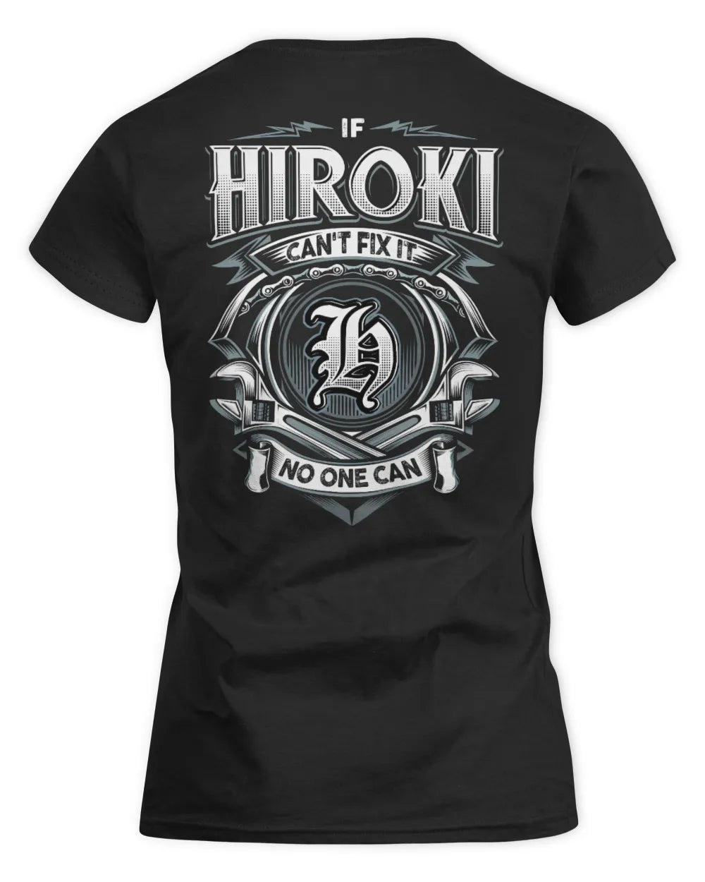 HIROKI AP81-K4-626 - Personalized Ahmed Quote Apparel “If Ahmed Can't Fix It, No One Can” - Women's Standard T-Shirt - Black