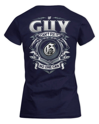 GUY AP81-K4-626 - Personalized Ahmed Quote Apparel “If Ahmed Can't Fix It, No One Can” - Women's Standard T-Shirt - Navy