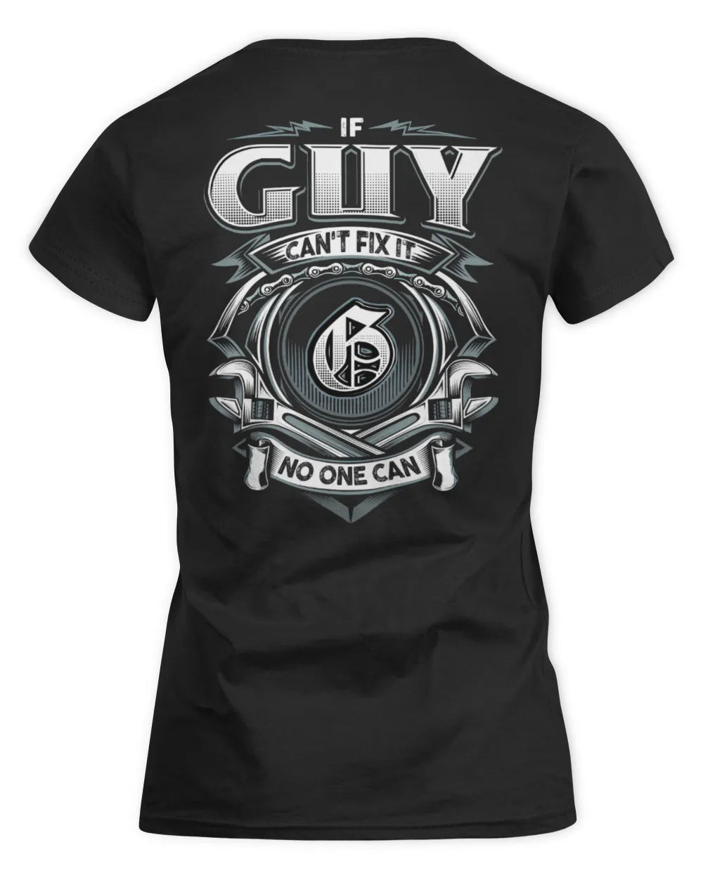 GUY AP81-K4-626 - Personalized Ahmed Quote Apparel “If Ahmed Can't Fix It, No One Can” - Women's Standard T-Shirt - Black