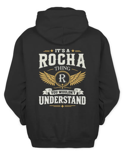 ROCHA KT06-M008 It’s a [NAME] Thing – You Wouldn’t Understand | Personalized Vintage T-Shirt - Unisex Hoodie - Black