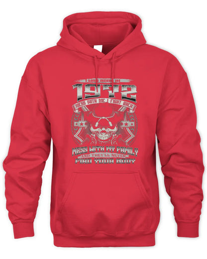 1972 HH89-K2 – Protective Family Quote T-Shirt - Unisex Hoodie - Red