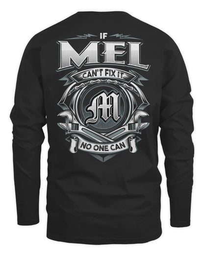 MEL AP81-K4-626 - Personalized Ahmed Quote Apparel “If Ahmed Can't Fix It, No One Can” - Men's Long Sleeved T-Shirt - Black