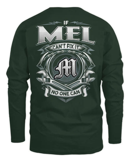 MEL AP81-K4-626 - Personalized Ahmed Quote Apparel “If Ahmed Can't Fix It, No One Can” - Men's Long Sleeved T-Shirt - Forest Green