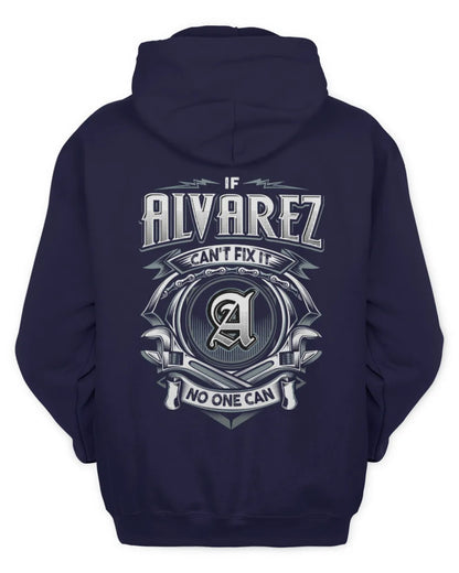 ALVAREZ AP81-K4-626 - Personalized Ahmed Quote Apparel “If Ahmed Can't Fix It, No One Can” - Unisex Hoodie - Navy