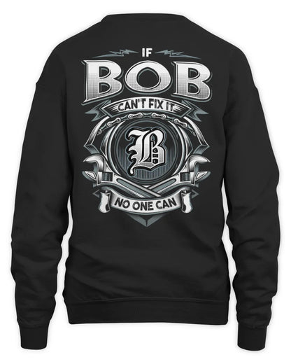 BOB AP81-K4-626 - Personalized Ahmed Quote Apparel “If Ahmed Can't Fix It, No One Can” - Unisex Sweatshirt - Black