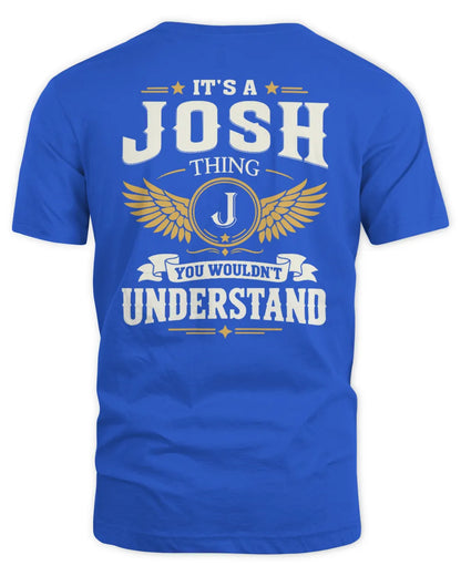 JOSH KT06-M008 It’s a [NAME] Thing – You Wouldn’t Understand | Personalized Vintage T-Shirt - Unisex Standard T-Shirt - Royal