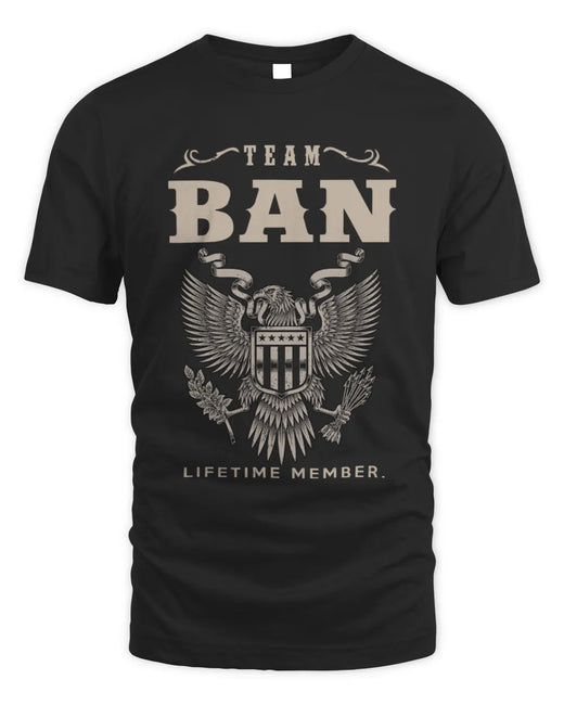 BAN TP06-K82 – Personalized Classic Style Apparel “Team NAME Lifetime Member”