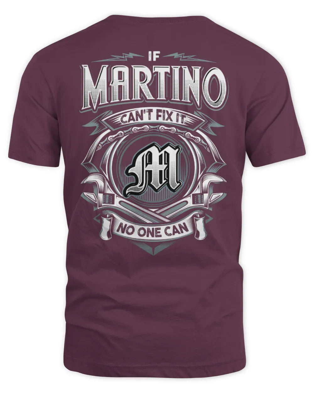 MARTINO AP81-K4-626 - Personalized Ahmed Quote Apparel “If Ahmed Can't Fix It, No One Can” - Unisex Standard T-Shirt - Maroon