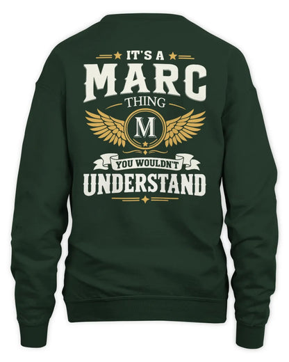 MARC KT06-M008 It’s a [NAME] Thing – You Wouldn’t Understand | Personalized Vintage T-Shirt - Unisex Sweatshirt - Forest Green