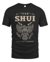 SHUI TP06-K82 – Personalized Classic Style Apparel “Team NAME Lifetime Member” - Unisex Standard T-Shirt - Black