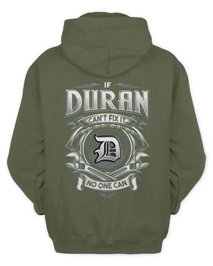 DURAN AP81-K4-626 - Personalized Ahmed Quote Apparel “If Ahmed Can't Fix It, No One Can” - Unisex Hoodie - Military Green
