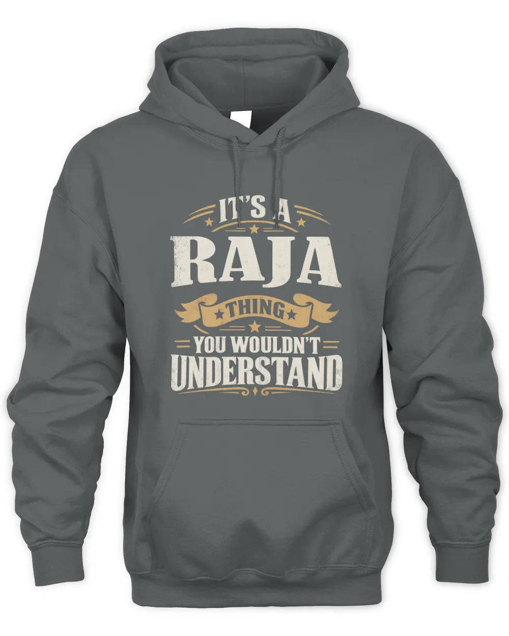 RAJA P08 TH51 - Personalized “It’s a/an [NAME] Thing – You Wouldn’t Understand” Shirt - Unisex Hoodie - Charcoal