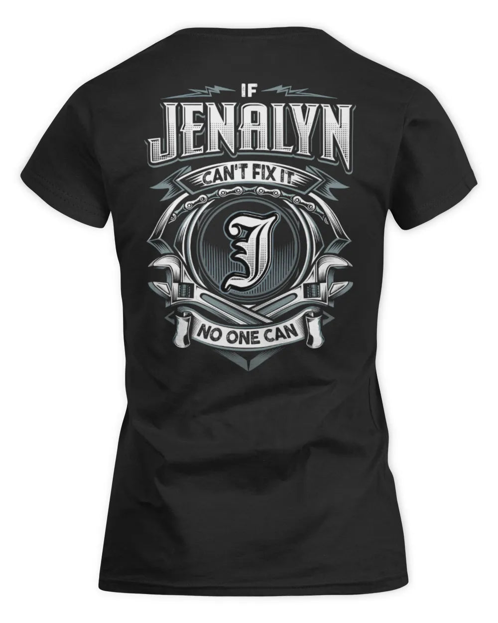 JENALYN AP81-K4-626 - Personalized Ahmed Quote Apparel “If Ahmed Can't Fix It, No One Can” - Women's Standard T-Shirt - Black