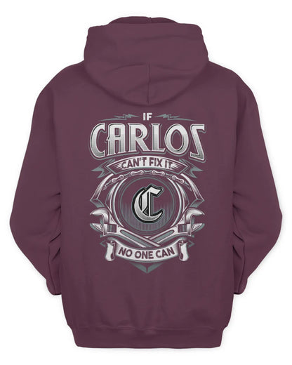 CARLOS AP81-K4-626 - Personalized Ahmed Quote Apparel “If Ahmed Can't Fix It, No One Can” - Unisex Hoodie - Maroon