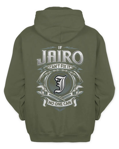 JAIRO AP81-K4-626 - Personalized Ahmed Quote Apparel “If Ahmed Can't Fix It, No One Can” - Unisex Hoodie - Military Green