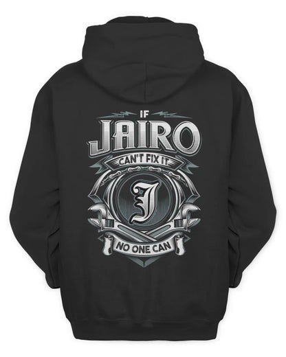 JAIRO AP81-K4-626 - Personalized Ahmed Quote Apparel “If Ahmed Can't Fix It, No One Can” - Unisex Hoodie - Black