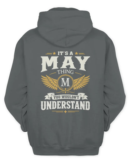 MAY KT06-M008 It’s a [NAME] Thing – You Wouldn’t Understand | Personalized Vintage T-Shirt - Unisex Hoodie - Charcoal