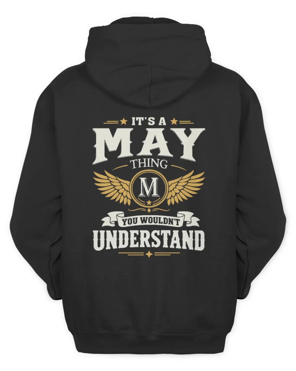 MAY KT06-M008 It’s a [NAME] Thing – You Wouldn’t Understand | Personalized Vintage T-Shirt - Unisex Hoodie - Black