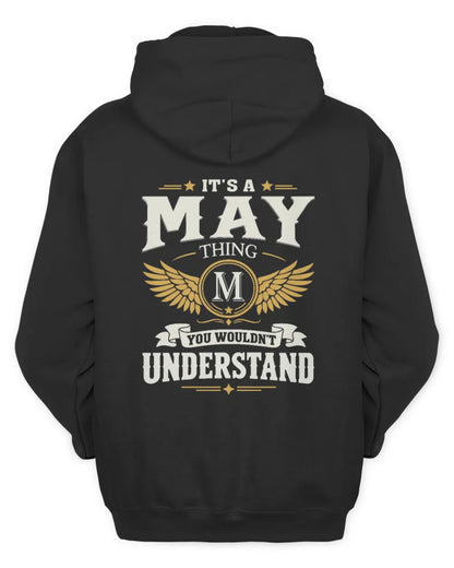 MAY KT06-M008 It’s a [NAME] Thing – You Wouldn’t Understand | Personalized Vintage T-Shirt - Unisex Hoodie - Black