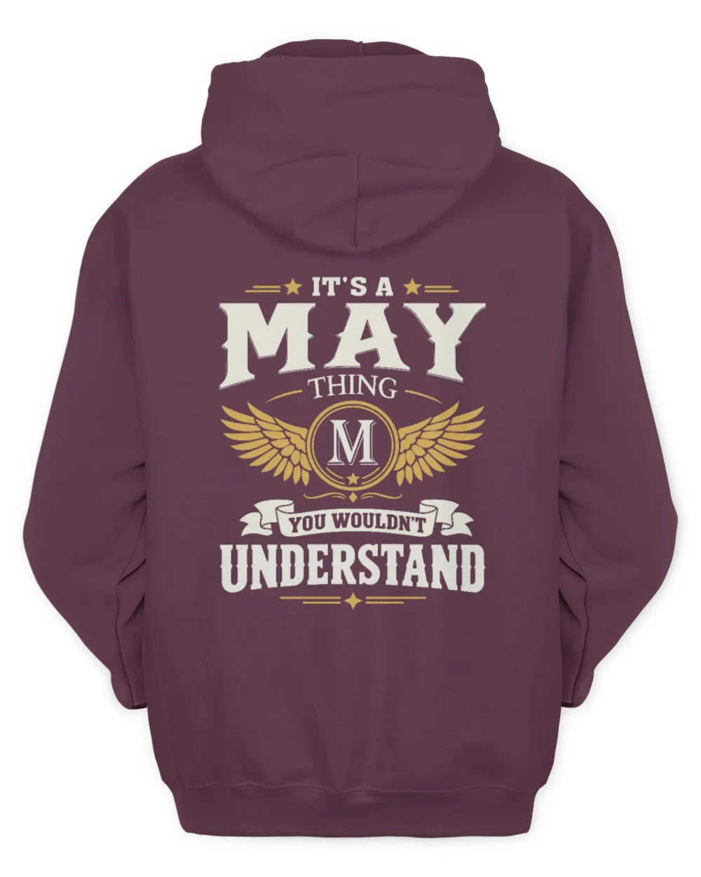 MAY KT06-M008 It’s a [NAME] Thing – You Wouldn’t Understand | Personalized Vintage T-Shirt - Unisex Hoodie - Maroon