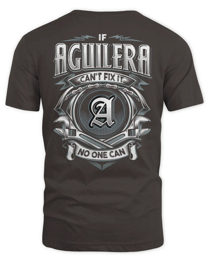 AGUILERA AP81-K4-626 - Personalized Ahmed Quote Apparel “If Ahmed Can't Fix It, No One Can” - Unisex Standard T-Shirt - Dark Chocolate